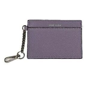 Anne Klein Classico Duo Card Wallet  Clip Chain Card Insert Pocket Size